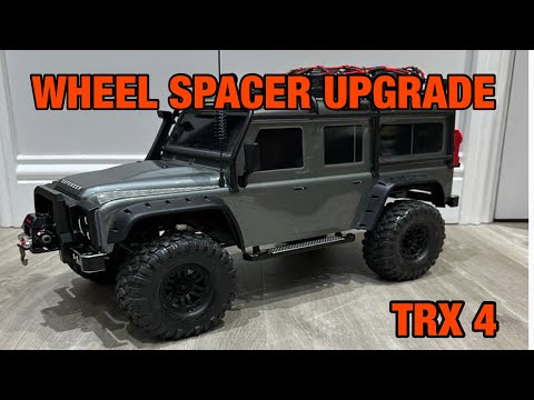 Traxxas TRX 4 upgrade for wheel spacers