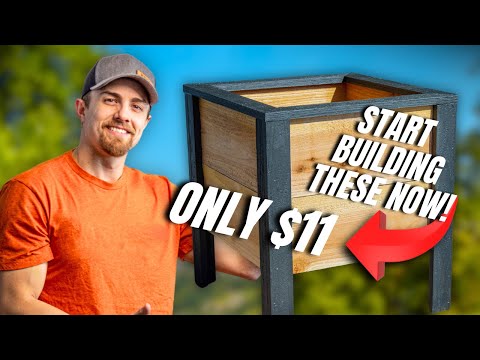 Easy DIY Planter Box | Homemade Cheap Flower Pots With Free Plans!