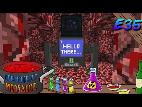 Minecraft Mods - ModSauce - Digital Miner and Bedrockium FTW!!! ( Hermitcraft Modded Minecraft E35 )