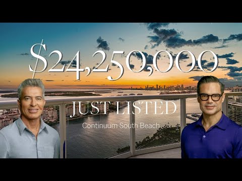 Inside a $24M Oceanfront Condo at Continuum South Beach | Miami Luxury Tour