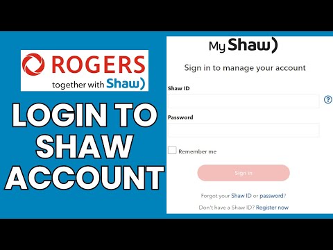Shaw Mobile Login