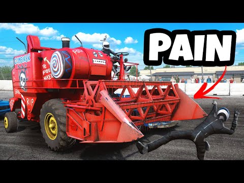 We Tried to Get REVENGE With a Harvester in Wreckfest Online Servers...