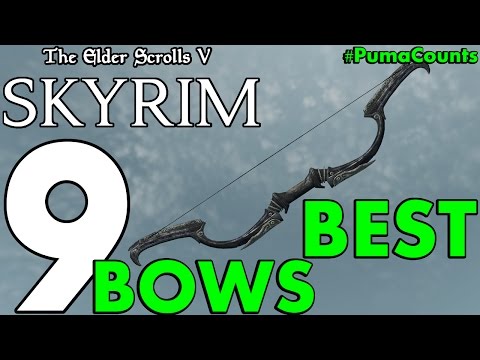Top 9 Best Bows and Arrows in the Elder Scrolls Skyrim Remastered #PumaCounts