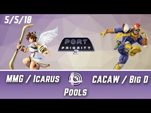 Port Priority 3 - MMG|Icarus (Pit) Vs. CACAW|Big D (Captain Falcon) - Pools