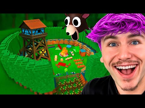 A PRO COACH ME FOR 99 DAYS IN THE FOREST!! (Day 999)