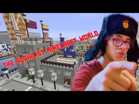 Exploring My Socialist Minecraft World