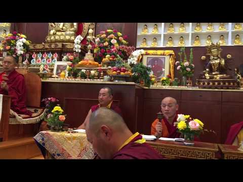 Tsok lu offering for H.E Garchen Rinpoche by Lama Dorjee