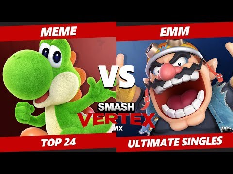 Smash Vertex Winners Bracket - CE | Meme (Yoshi) Vs. Emm (Palutena, Wario) Smash Ultimate - SSBU
