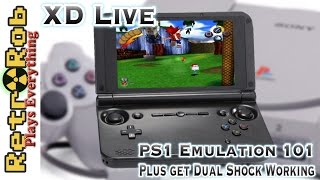 GPD XD Live: Playstation 1 Emulation101 + Get Dual Shock Working