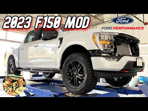 NEW 2023 FORD F150 MODDED: Performance Truck Upgrades- Blackout, Level, Tire & Shock Swap, and More!