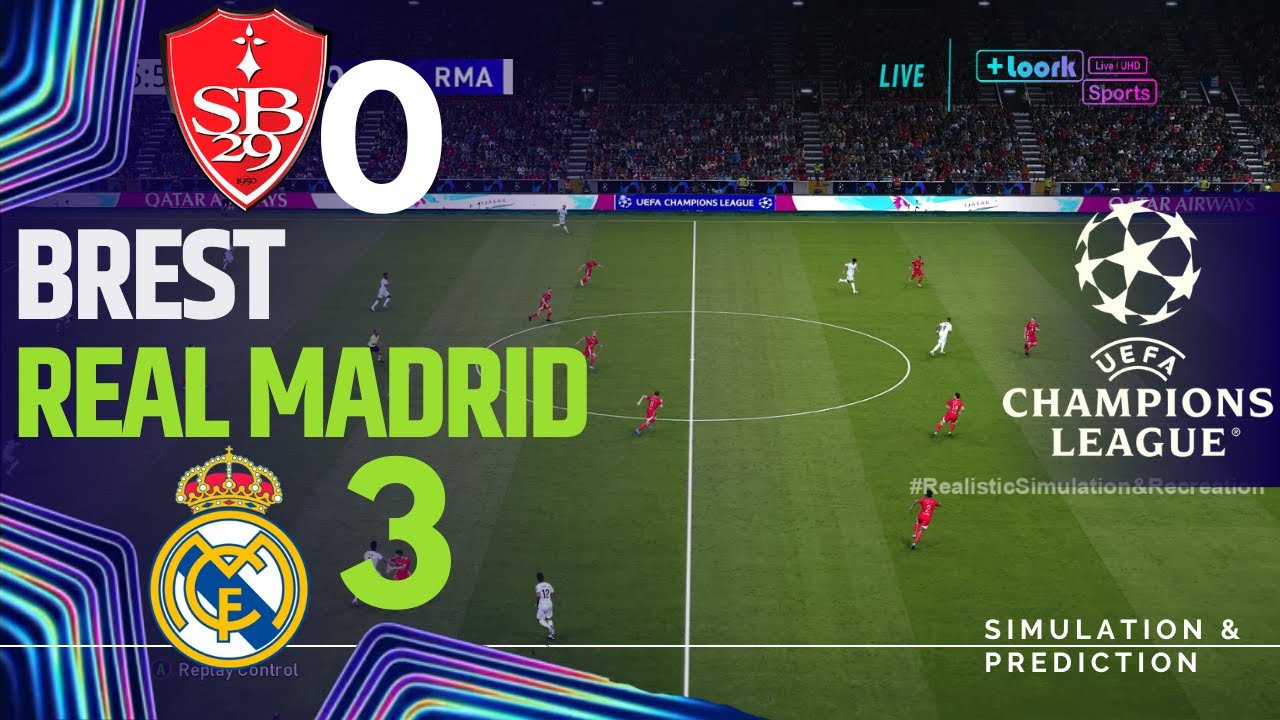 🔴LIVE :  Brest vs. Real Madrid | Champions League 2024/25