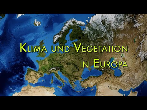 Climate and vegetation in Europe - explanation and examples