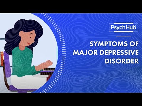 Symptoms of Major Depressive Disorder