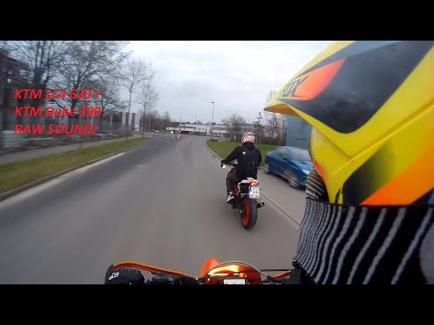 KTM LC4 620 Ride | RAW | +Duke 390 | Pure Sound!