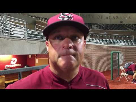 Chad Holbrook after 4-2 victory over Alabama