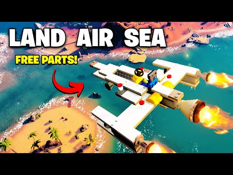 How to Build the ULTIMATE Plane In LEGO Fortnite!