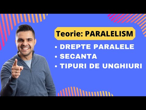 Theory: Parallelism. Parallel lines. Secant. Types of angles. Criteria of parallelism.