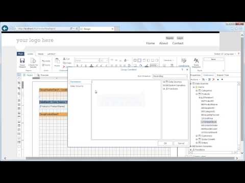 Reporting Tool: Groups in MVC Designer - [Shot on version 2015.1]