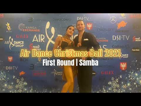 Gellai Tamás és Vorobchenko Darya | Air Dance Christmas Ball 2021 | WDO PRO LATIN | First R SAMBA