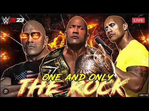 🔴WWE 2K23 My First LIVE Stream - WWE 2K23  The Rock Roman Reigns John Cena Brock Lesnar Live Stream