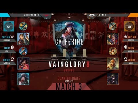 Mousesports vs Qlash Game 3 | Vainglory 8 EU Autumn 2017 Split 2 Week 2