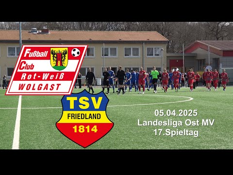 17.Spt. FC Rot-Weiß Wolgast : TSV Friedland 1814 4:2 LL Ost MV