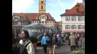 preview picture of video 'Oldtimer-Busse in Bad Mergentheim'