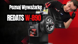 REDATS W-890 w akcji! Test wyważarki do kół stalowych i aluminiowych [Warsztat | Wulkanizacja]