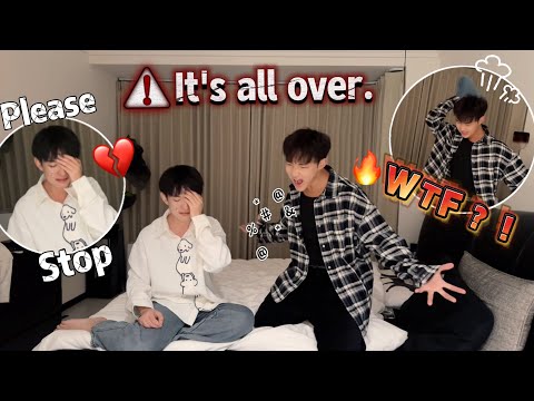 I Suddenly Lost My Temper And Throwing Things In Anger🔥My Cute Boyfriend Was Terrified And Cried...😭