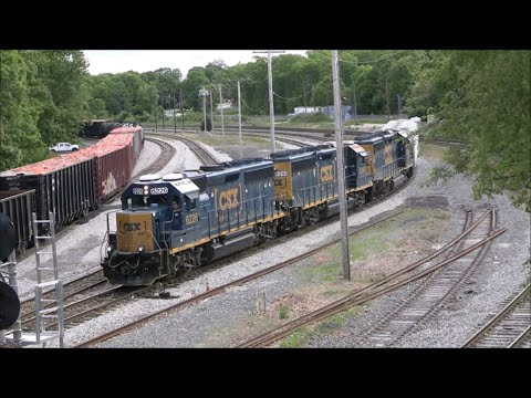 CSX L007 and restored tracks - Middleboro & Taunton, MA - 5/2023