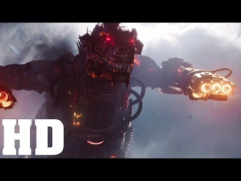 Mechagodzilla vs Gundam Scene   Ready Player One 2018  HD