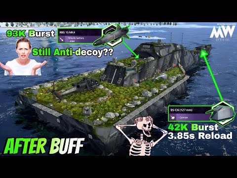 FS Blue Shark After Buff Review 🔥 Still Good Or Need Rebalance - Modern Warships 