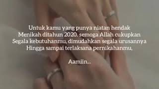 Download lagu Story wa islami(khusus yg mau nikah di tahun2020) mp3