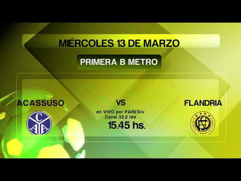 Promo Acassuso vs Flandria