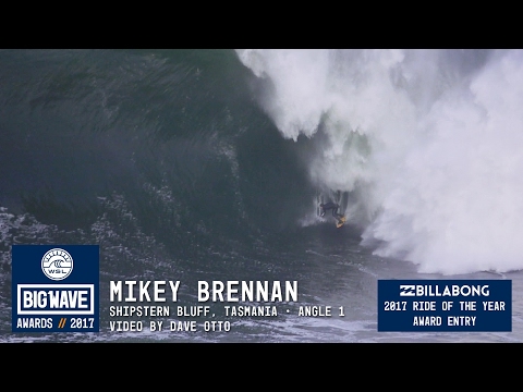 Mikey Brennan at Shipstern Bluff 1  - 2017 Billabong Ride of the Year Entry - WSL Big Wave Awards