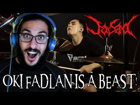 A NON-DRUMMER REACTS TO A DRUMMER! Oki Fadhlan - Siliwangi drum playthrough reaction