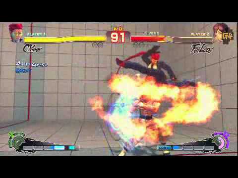 EVO 2011 SSF4 AE  Grand Finals -  Latif  (C. Viper) vs Fuudo (Fei Long) HQ