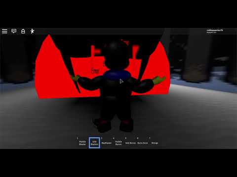 Roblox Review of Error Sans (Sans vs Chara: Revamped)