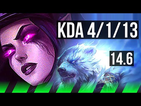 MORGANA vs VOLIBEAR (JNG) | 4/1/13, Rank 13 Morg | EUW Master | 14.6