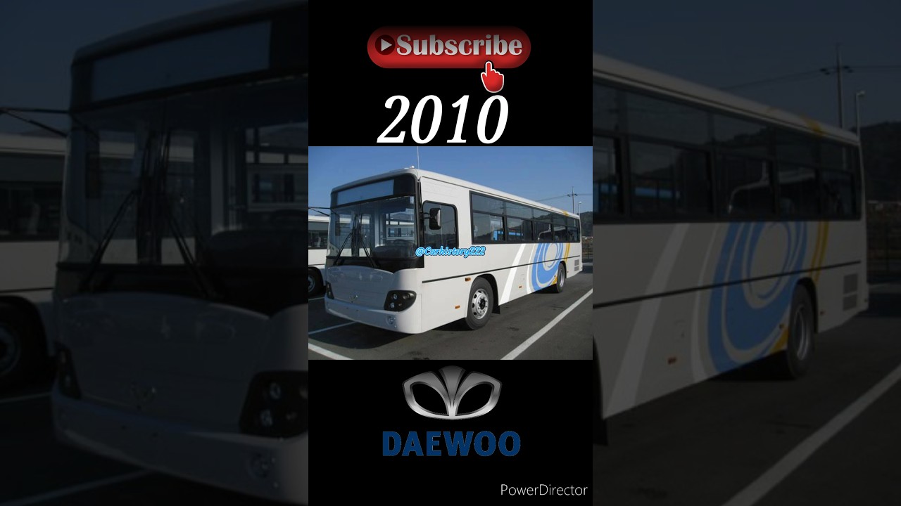 Evolution of Daewoo Bus (2000-2025) #daewoobus #viralvideo