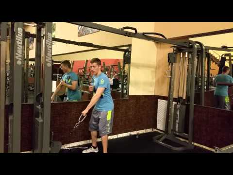 How to do a One arm cable upright row - Andy Frisch