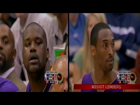 Shaquille O'Neal & Kobe Bryant Full Highlights vs Timberwolves 2004 WCF GM1