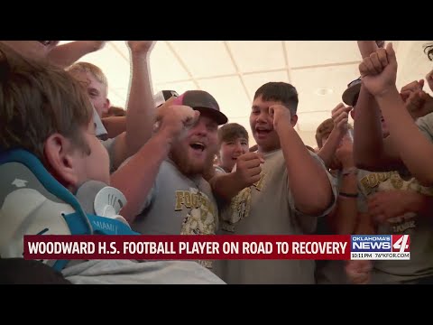 Woodward H.S. football player on road to recovery