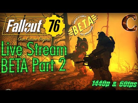 Fallout 76 PC BETA in 1440p / 60fps: Ultra High-Quality Playthrough, Part 2 with Facecam!