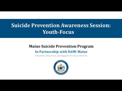 Suicide Prevention and Awareness Training