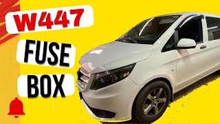 Mercedes Vito W447 - Fuse Box Location
