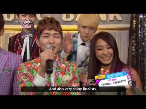 [Music Bank w/ Eng Lyrics] Hot Backstage! with SHINee & SISTAR 19 (2013.03.16)