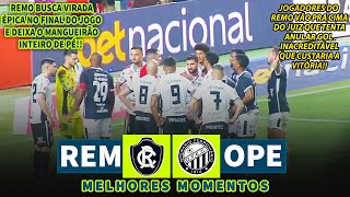 PRESSÃO DOS JOGADORES PRA CIMA DO JUIZ EM ERRO ABSURDO DEIXA O MANGUEIRÃO ANIMADO E PULSANDO