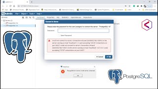 the pgadmin4 server could not be contacted -postgresql || Fatal error || pgadmin gui