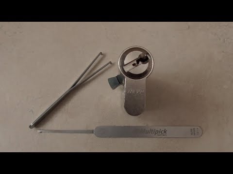 Schloss öffnen (Wilka Schließzylinder picken)Pick-Set/Lock Picking/Dietrich/Schließzylinder knacken